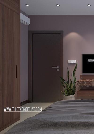  Cửa gỗ công nghiệp tại chung cư Hoàng Quốc Việt